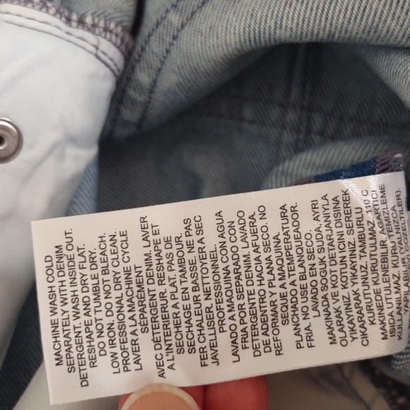Tibi Size 32 Acid Iceberg Denim Newman Jean - Picture 14 of 16